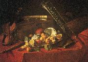 Cristoforo Munari Musical Instruments Spain oil painting artist
